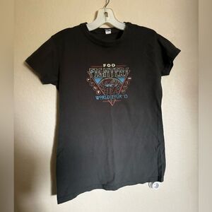 Foo Fighters World Tour 2015 Concert‎ Band Tee Shirt Womens Large Grey Colorado